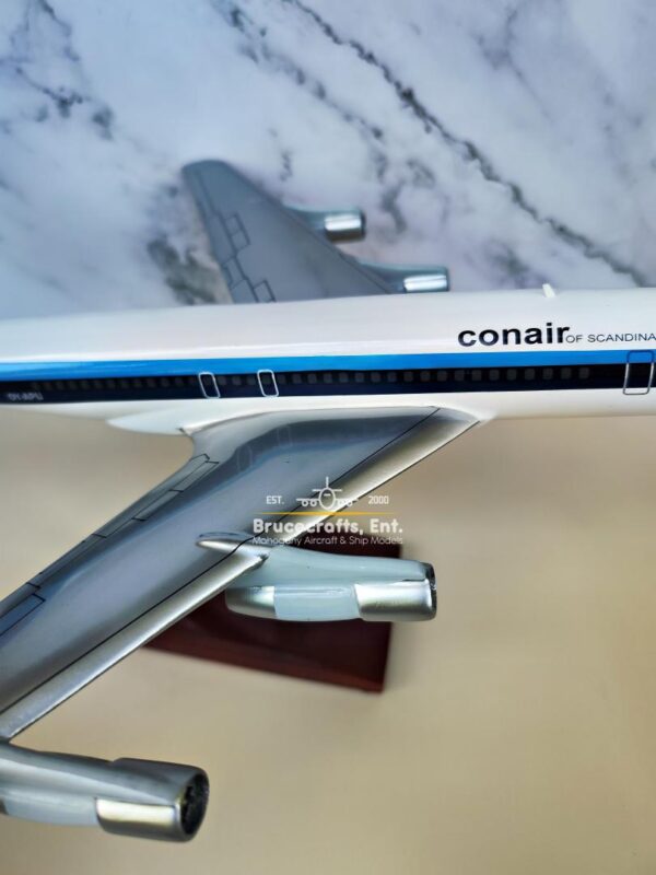 Model of B720-051B Conair Scandinavian Airlines with detailed craftsmanship.